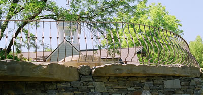 Terrace Overlook Curved Railing