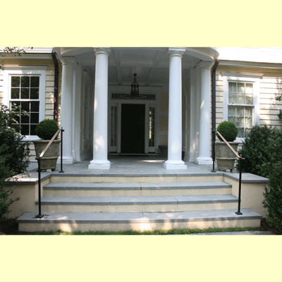 Faux bronze Entrance Railings