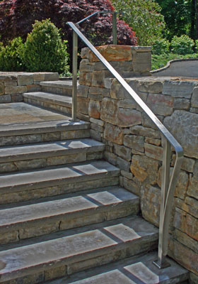 Stainless Steel Side Entrance & Driveway Railing