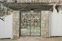 Steel & Brass Garden Gate