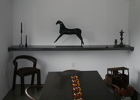 Dining Table and Wall Shelf