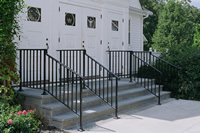 Heavy weight gooseneck railings